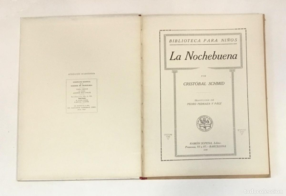Libros antiguos: LA NOCHEBUENA. - SCHMID, Crist&oacute;bal. - Foto 4