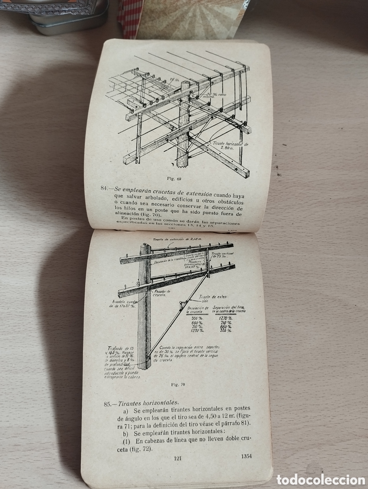 Libros antiguos: COMPA&Ntilde;&Iacute;A TELEF&Oacute;NICA NACIONAL CONSTRUCCI&Oacute;N L&Iacute;NEAS DE POSTES A&Ntilde;O 1925 - Foto 2