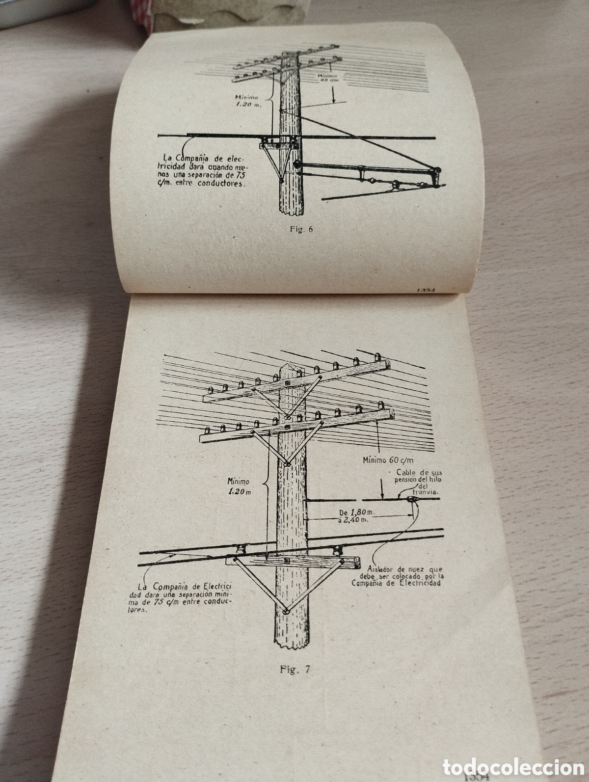Libros antiguos: COMPA&Ntilde;&Iacute;A TELEF&Oacute;NICA NACIONAL CONSTRUCCI&Oacute;N L&Iacute;NEAS DE POSTES A&Ntilde;O 1925 - Foto 4