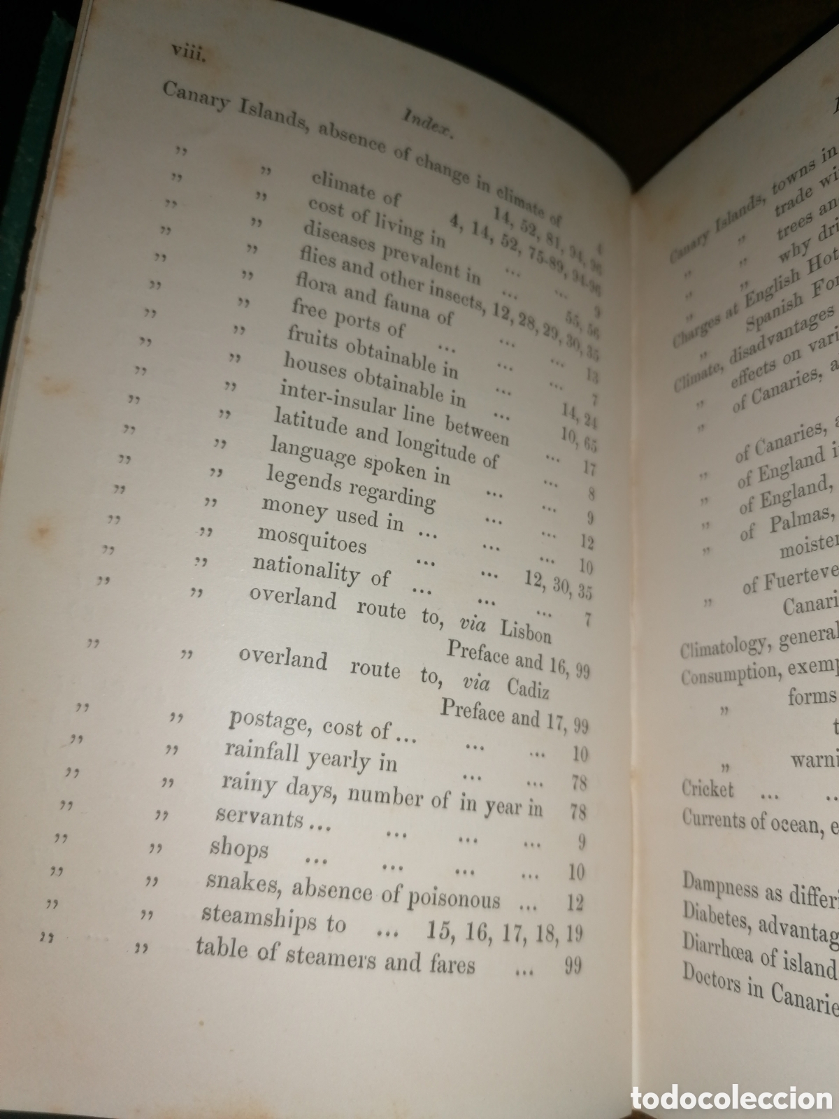 Libros antiguos: THE CANARIES FOR CONSUMPTIVES - E. Page Thurstan, M D - 1889 - Foto 7