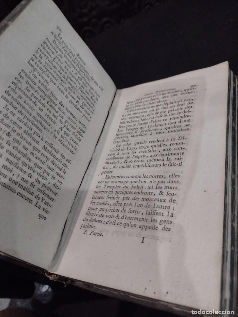 Libros antiguos: Lettres D&acute;Une P&eacute;ruvienne 1764 - 1 & 2 Partie - Foto 2