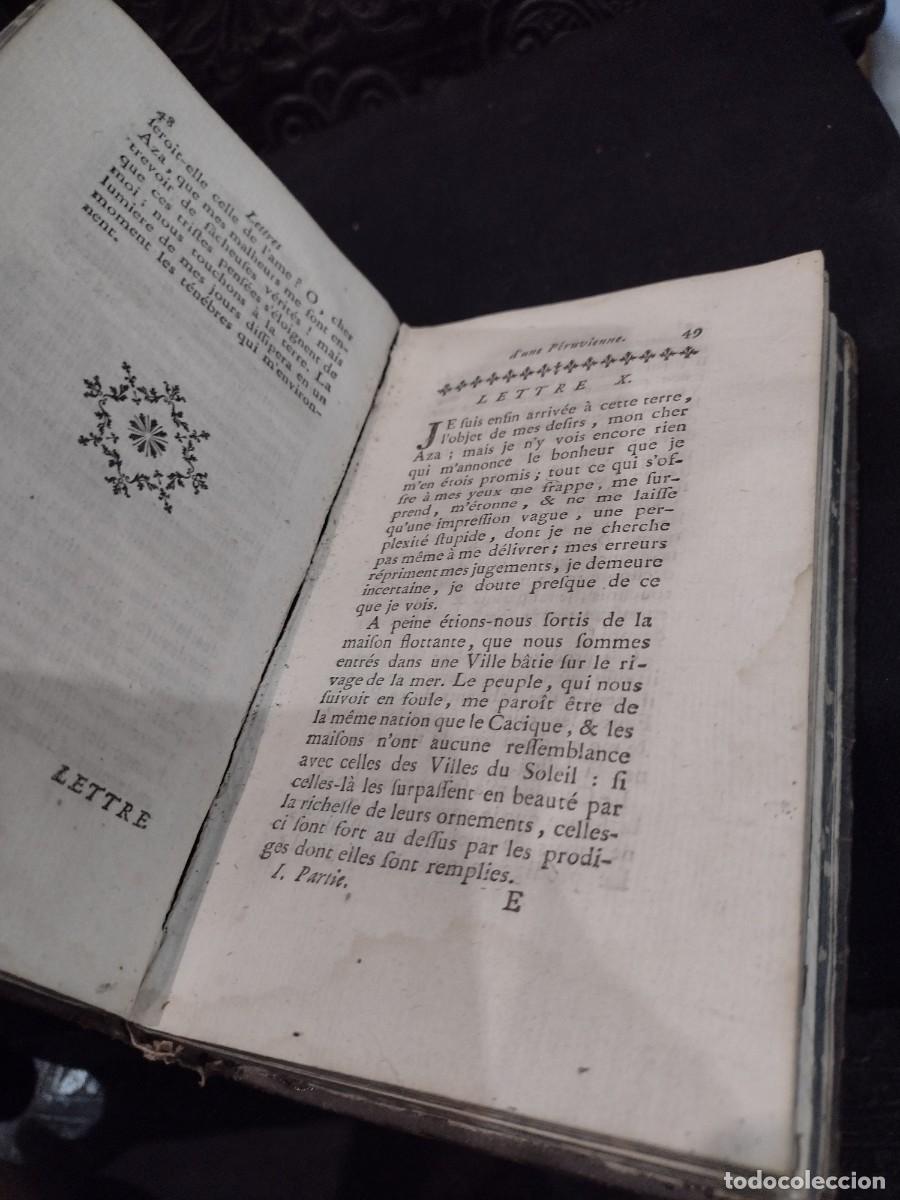 Libros antiguos: Lettres D&acute;Une P&eacute;ruvienne 1764 - 1 & 2 Partie - Foto 3