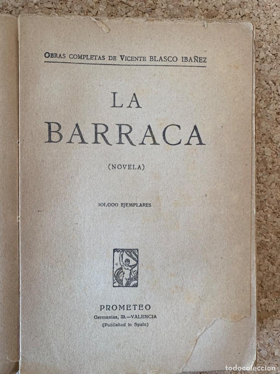 Libros antiguos: La Barraca de Vicente Blasco Ib&aacute;&ntilde;ez (Bols 32) - Foto 2