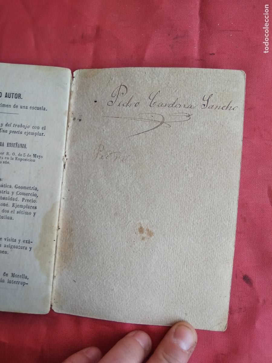 Libros antiguos: Programas generales de 1&ordf; ense&ntilde;anza. IIndustria y comercio. P.Solano. 1879. N.3455 - Foto 5