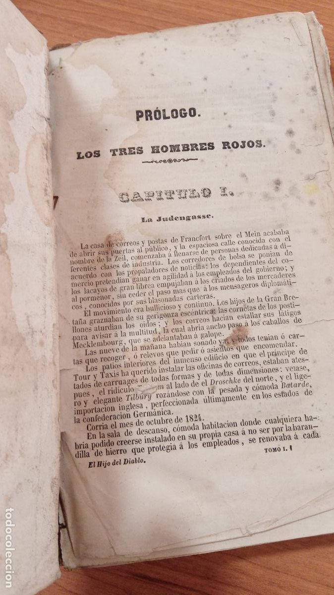 Libros antiguos: EL HIJO DEL DIABLO. TOMO I, 1817. - Foto 1