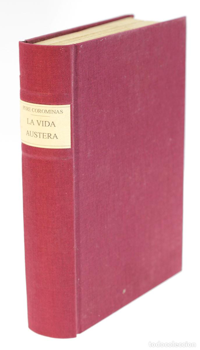 Libros antiguos: COROMINES, Pere - La vida austera - 1908 PRIMERA EDICI&Oacute; - Foto 1