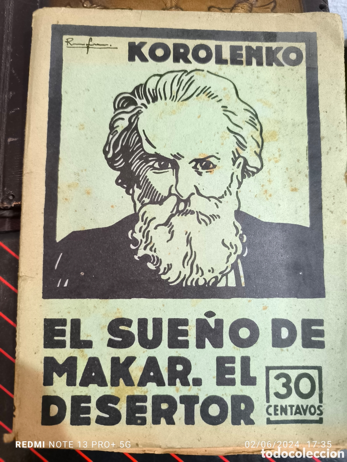 Libros antiguos: Korolenko El sue&ntilde;o de Makar. El desertor. - Foto 1