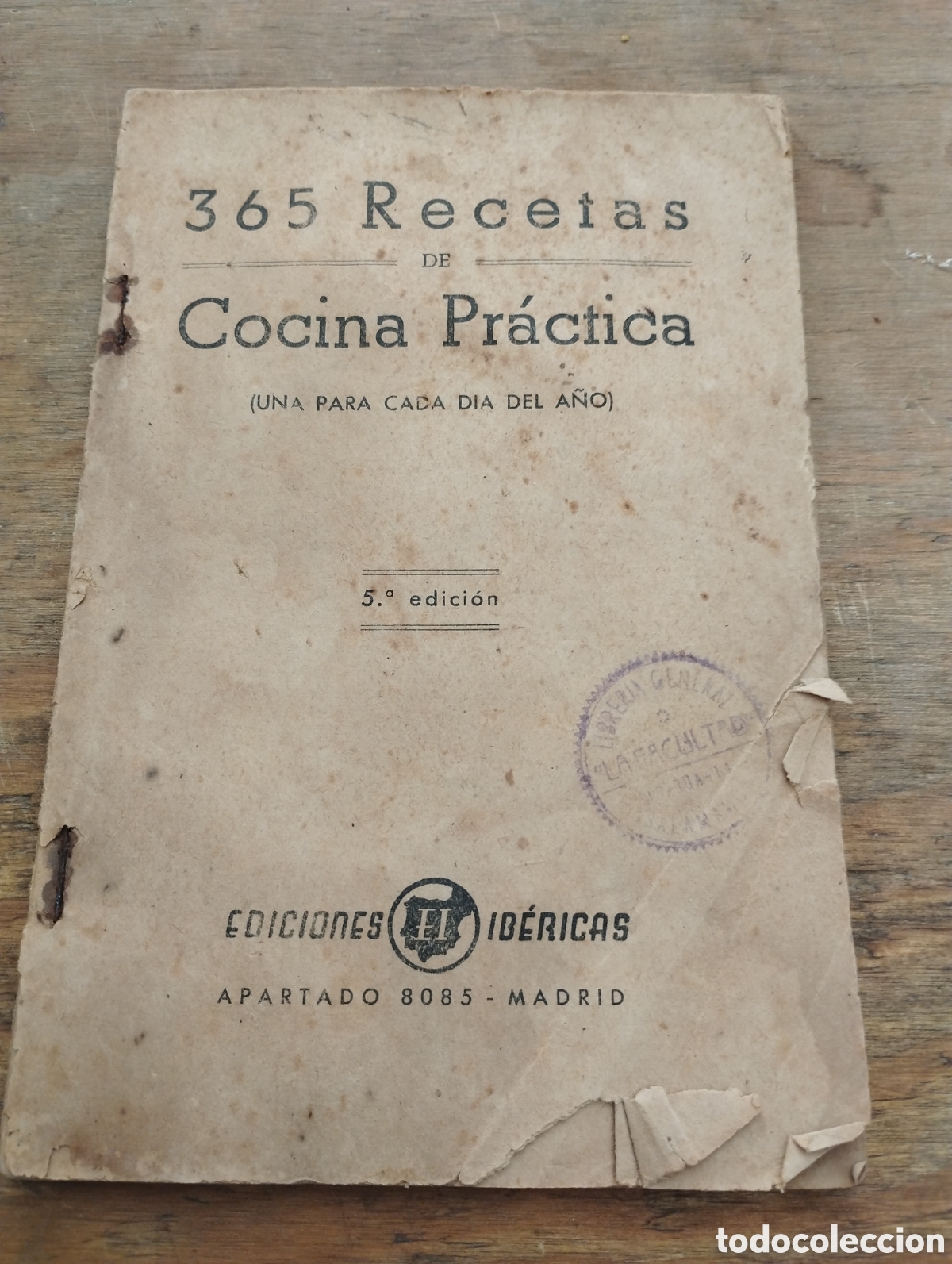 Libros antiguos: 365 recetas de cocina de Cocina Pr&aacute;ctica 5 Edici&oacute;n - Foto 1