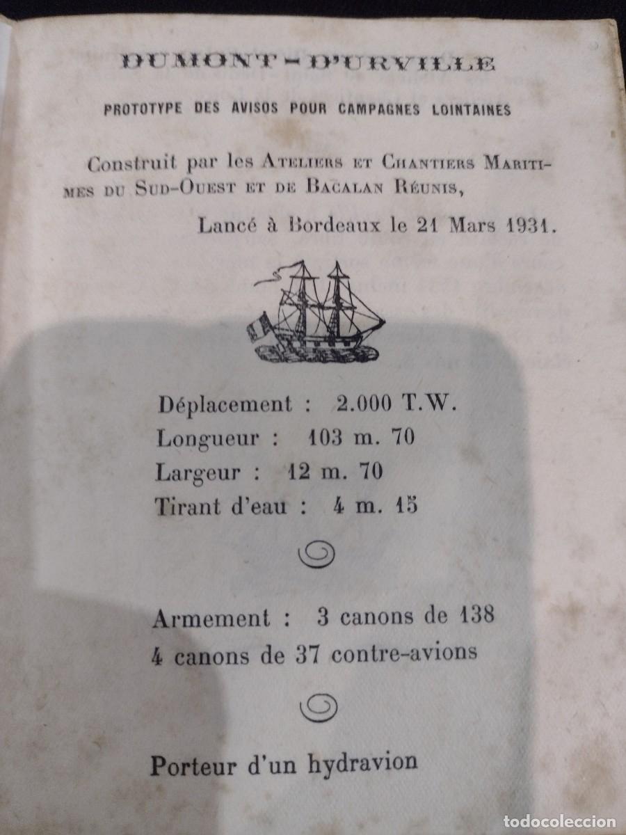 Libros antiguos: Dumont-D&acute;Urville &rdquo;Aviso&rdquo; 1932 - Foto 8