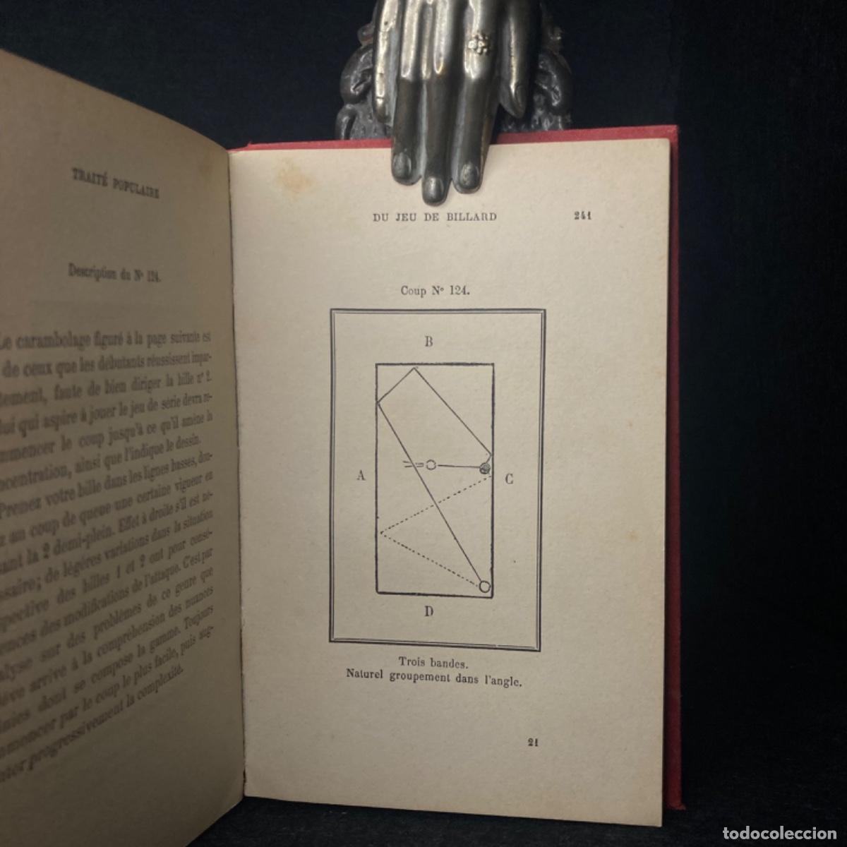 Libros antiguos: Billar - Trait&eacute; Populaire de Jeu de Billard - Arnous De Rivi&egrave;re - Par&iacute;s - Foto 4
