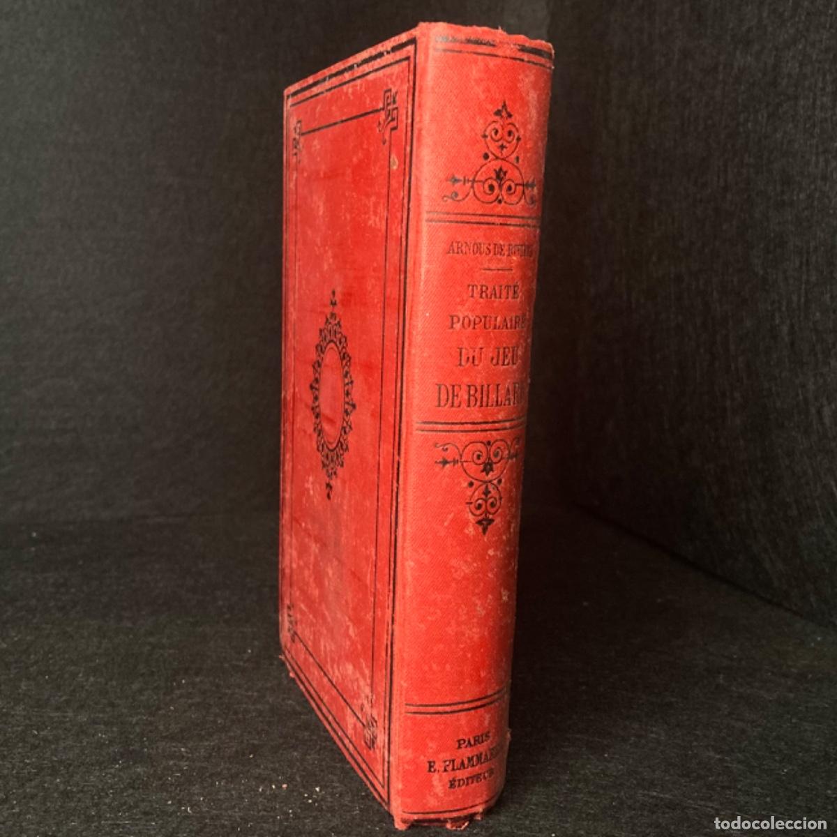 Libros antiguos: Billar - Trait&eacute; Populaire de Jeu de Billard - Arnous De Rivi&egrave;re - Par&iacute;s - Foto 6