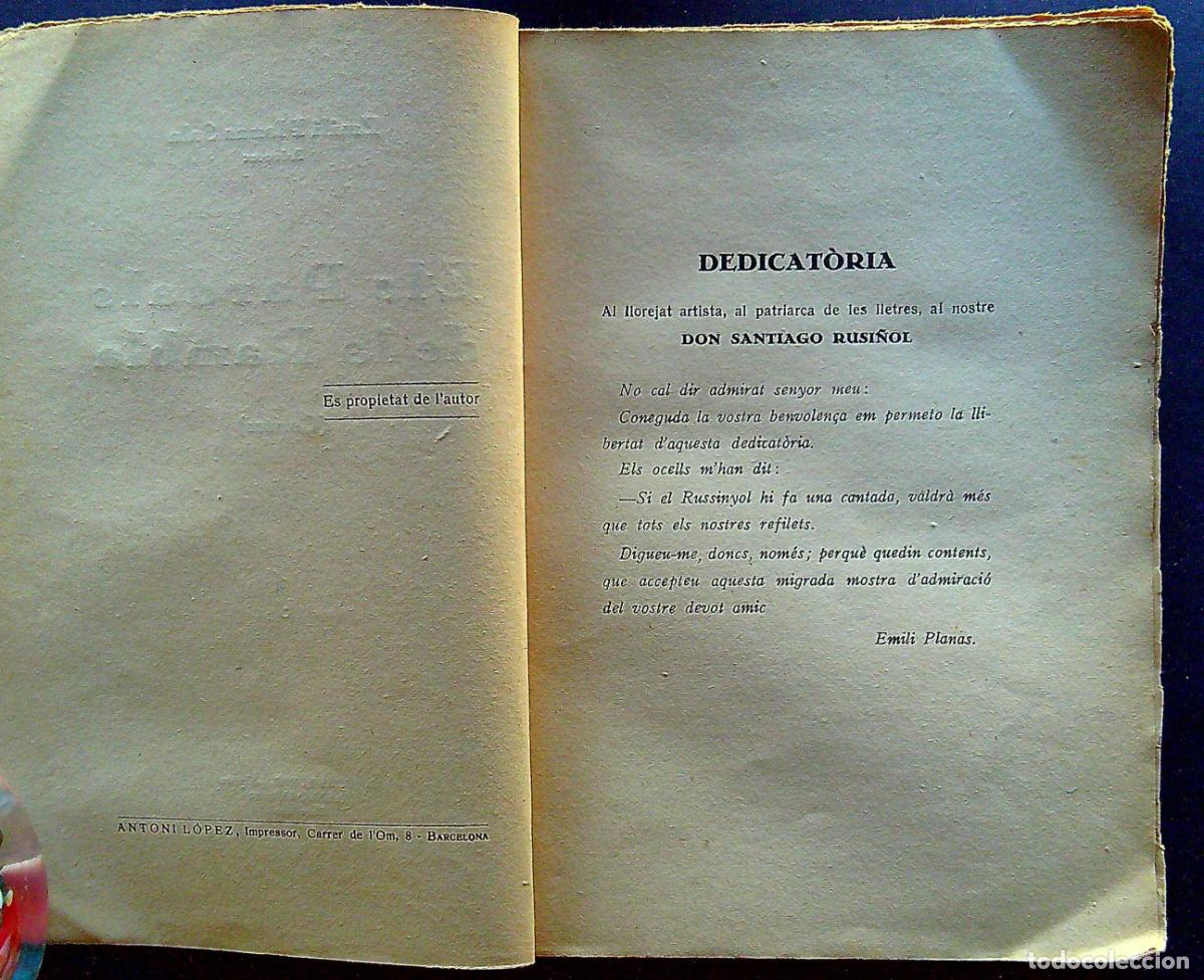 Libros antiguos: ELS PARDALS DE LA RAMBLA - CONTES - PLANAS SALA, EMILI - 1928 - Foto 3