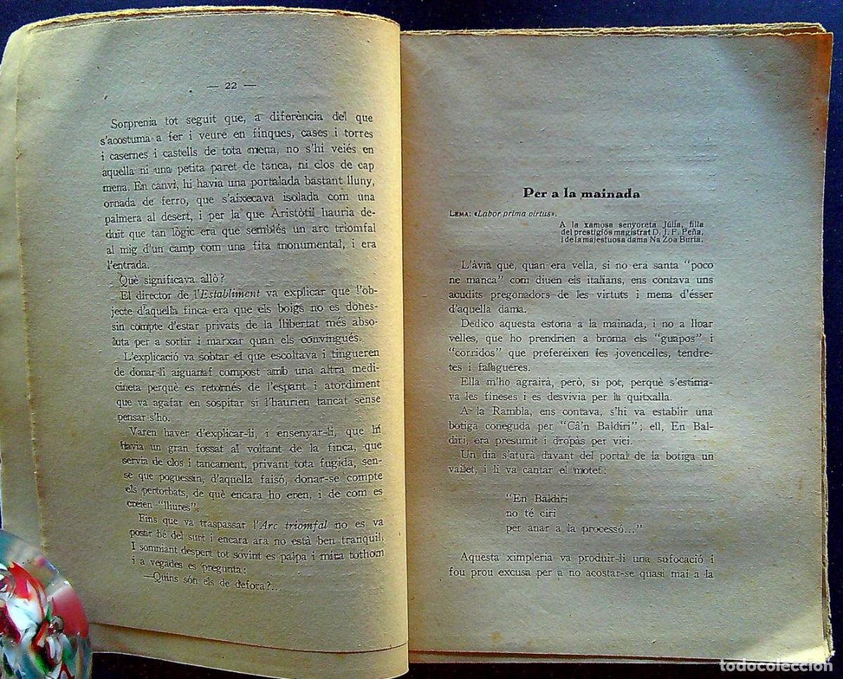 Libros antiguos: ELS PARDALS DE LA RAMBLA - CONTES - PLANAS SALA, EMILI - 1928 - Foto 5