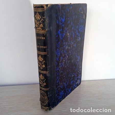 Old books: Libro Dialogues Socialistes de Louis Veuillot 1872