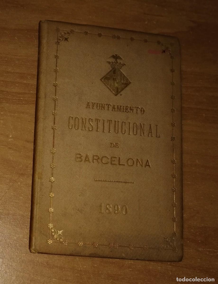 Libros antiguos: AYUNTAMIENTO CONSTITUCIONAL DE BARCELONA, 1890 - Foto 1