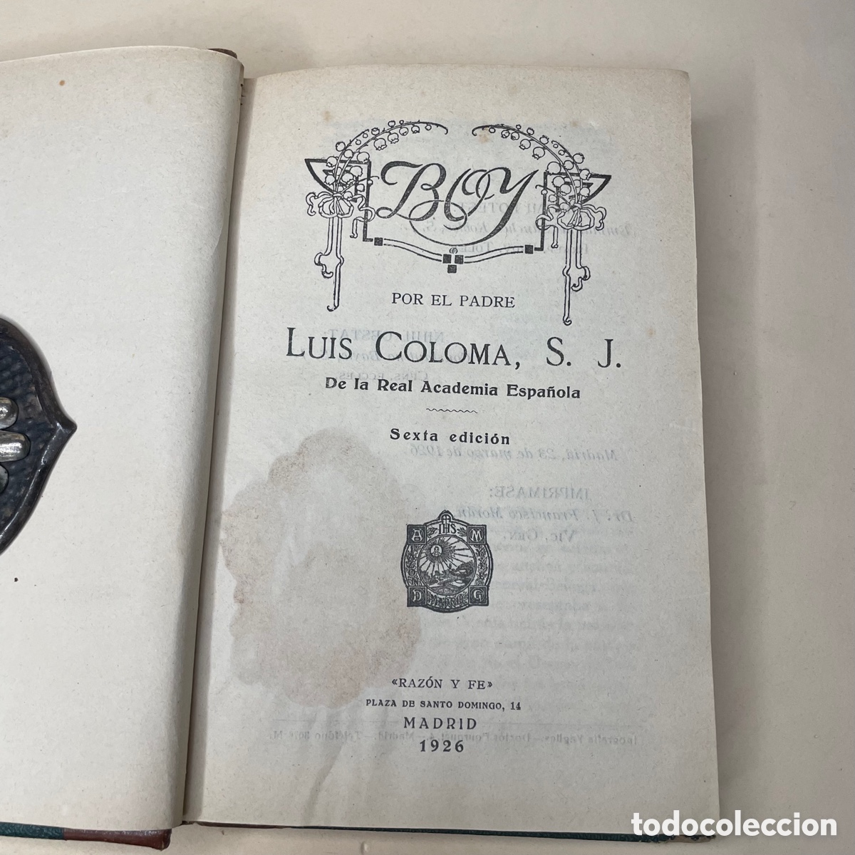 Libros antiguos: Boy - Luis Coloma - 1926 - Foto 3