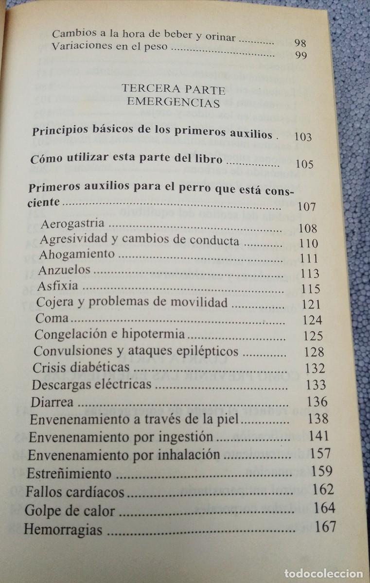 Libros antiguos: PRIMEROS AUXILIOS PARA PERROS - Foto 6