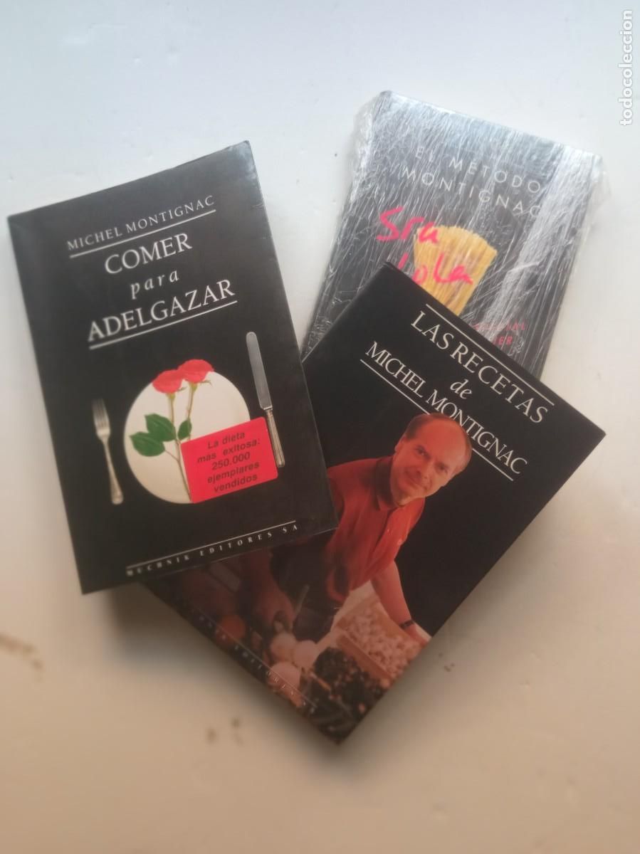 Libros antiguos: Lote Michel Montignac - Foto 3