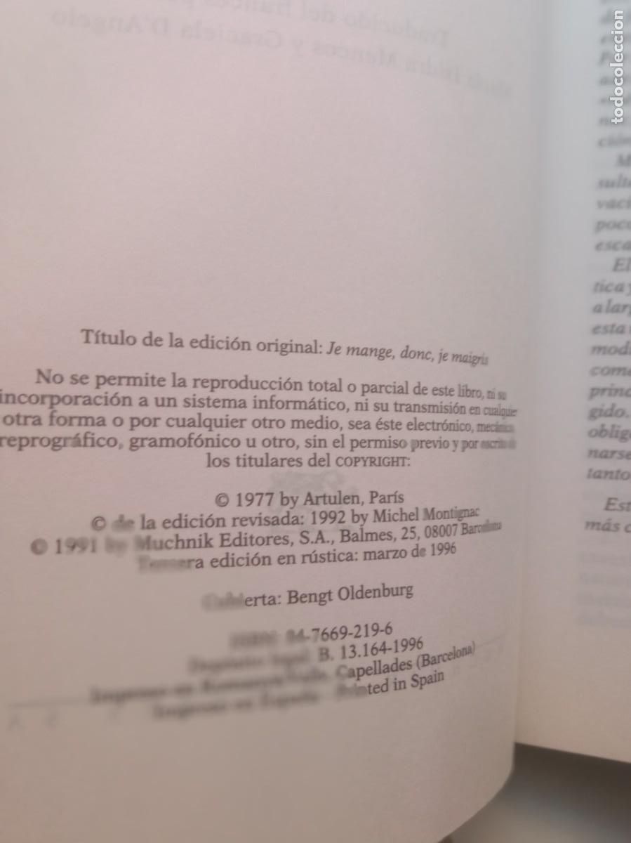 Libros antiguos: Lote Michel Montignac - Foto 4
