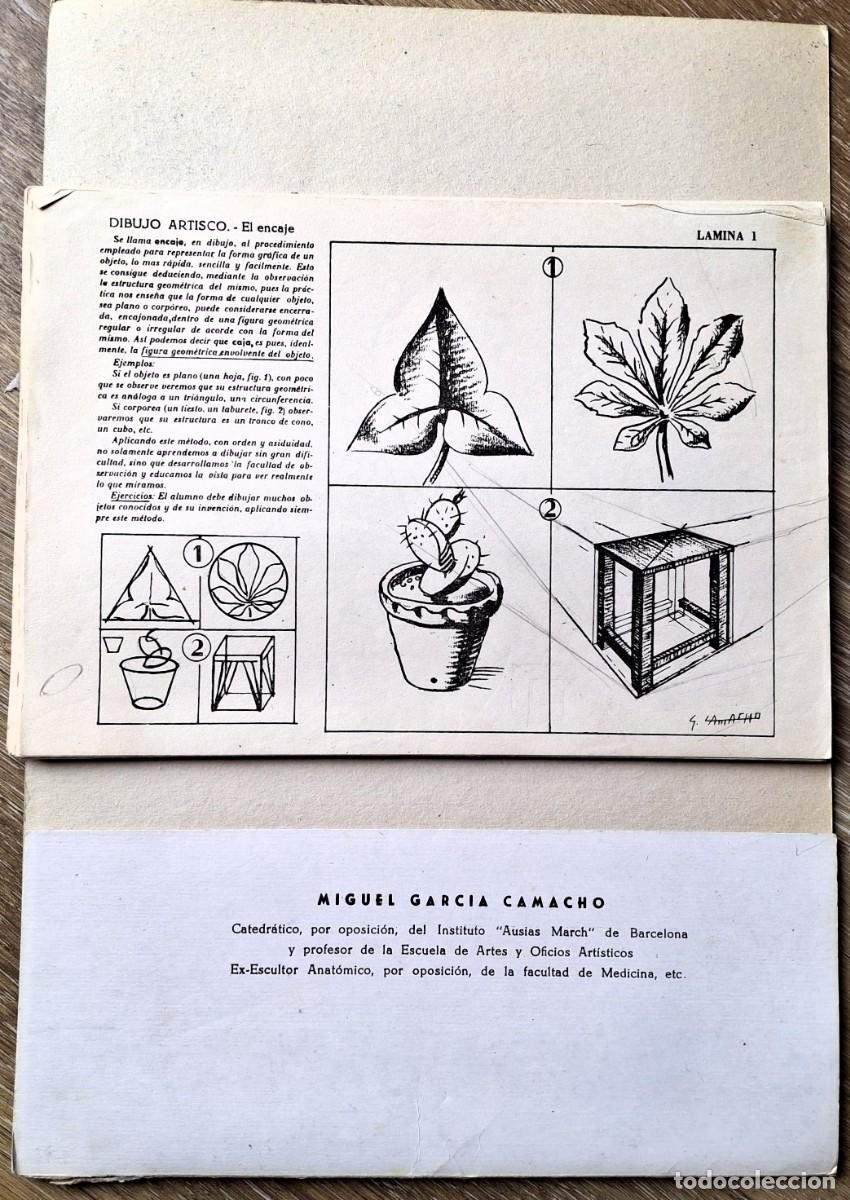 Libros antiguos: Dibujo 2&ordm;. Prof Garc&iacute;a Camacho - Foto 2