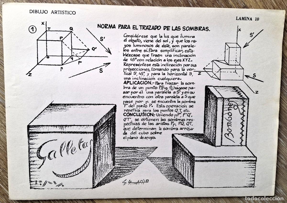 Libros antiguos: Dibujo 2&ordm;. Prof Garc&iacute;a Camacho - Foto 3