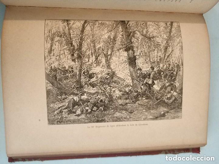 Libros antiguos: scenes et episodes de la guerre 1870-71 le commandant rousset paris - Foto 7