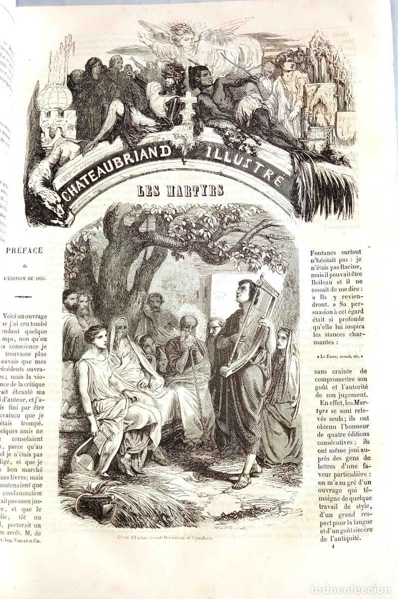 Libros antiguos: OEUVRES ILLUSTR&Eacute;ES DE CHATEAUBRIAND - Foto 5