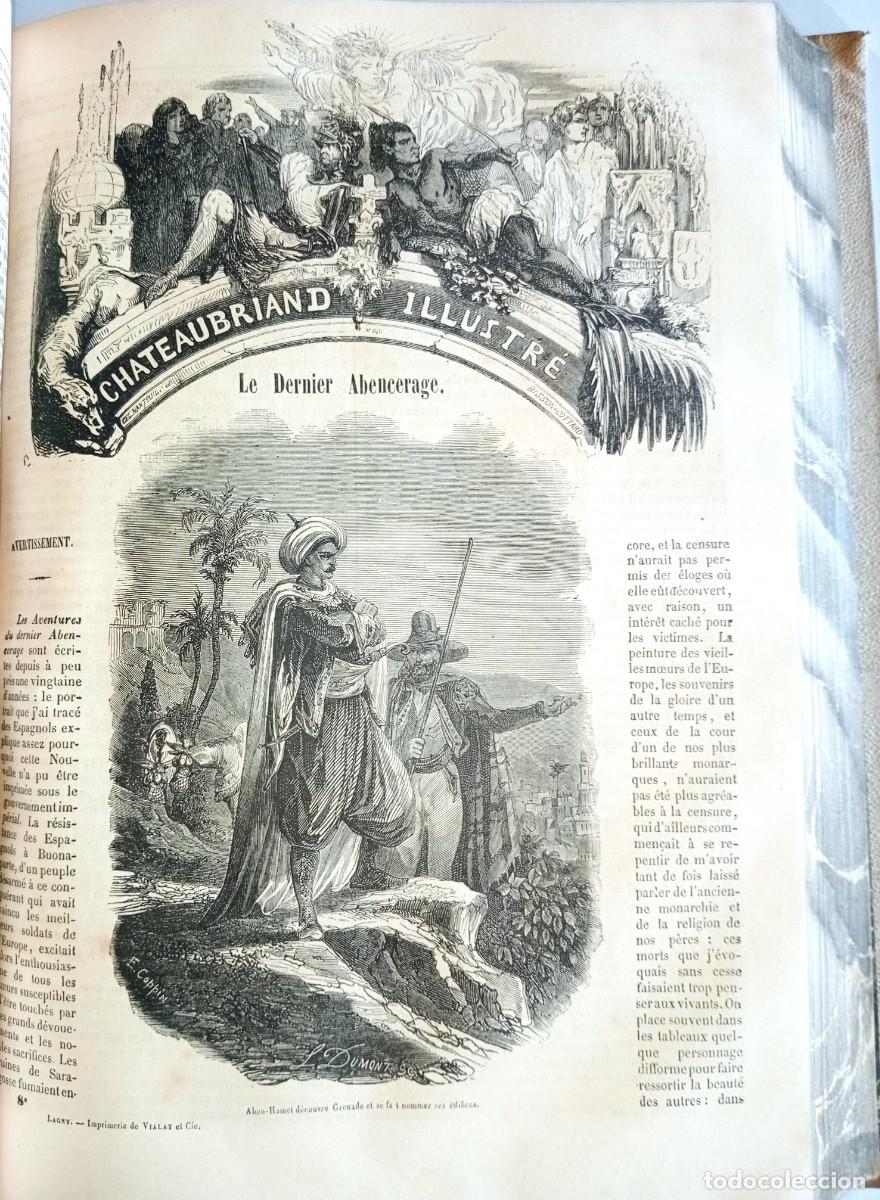 Libros antiguos: OEUVRES ILLUSTR&Eacute;ES DE CHATEAUBRIAND - Foto 7