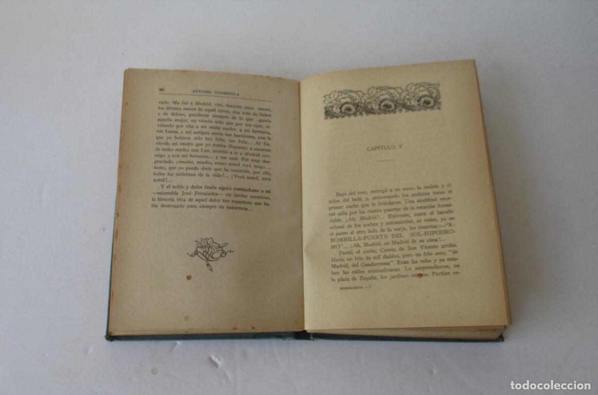 Libros antiguos: DESENCANTO - ANTONIO GUARDIOLA - A&Ntilde;O 1925 - Foto 3