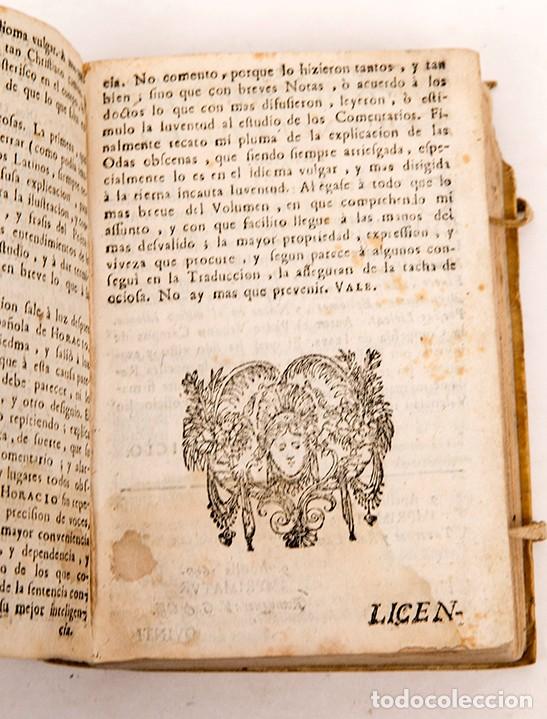 Libros antiguos: HORACIO ESPA&Ntilde;OL - Quinto Horacio Flaco - 1699 - DIF&Iacute;CIL - Foto 3