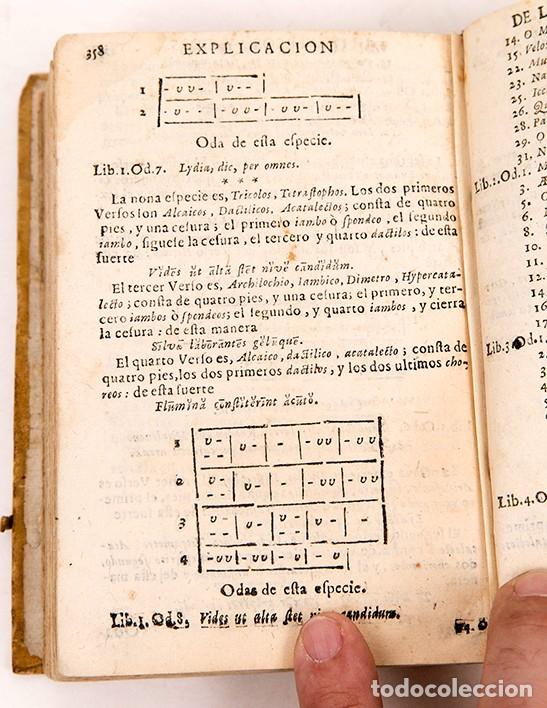 Libros antiguos: HORACIO ESPA&Ntilde;OL - Quinto Horacio Flaco - 1699 - DIF&Iacute;CIL - Foto 10