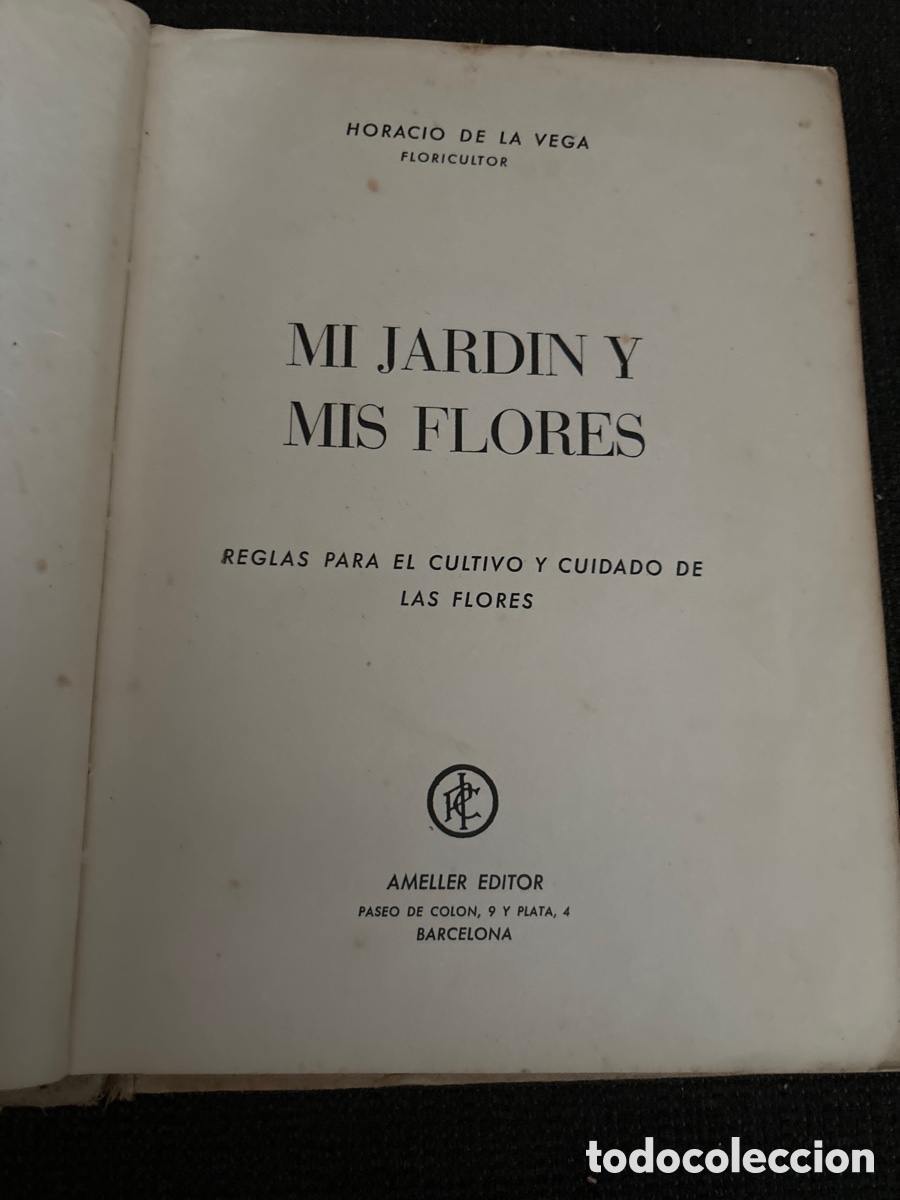 Libros antiguos: Mi jard&iacute;n y mis flores - Foto 6