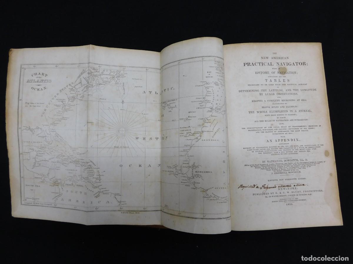 Libros antiguos: THE NEW AMERICAN PRACTICAL NAVIGATOR - NATHANIEL BOWDITCH - 1839 - Foto 5