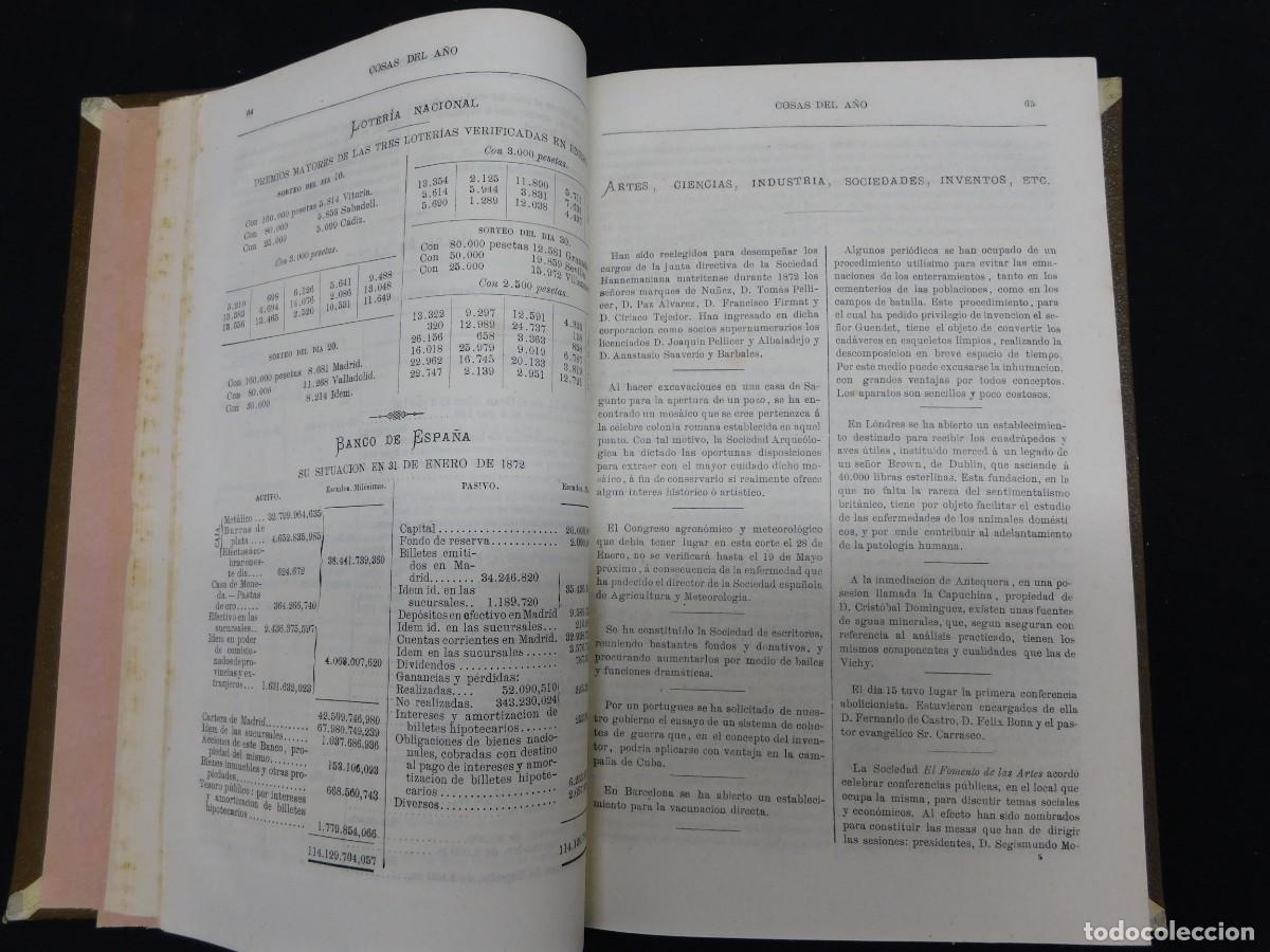 Libros antiguos: COSAS DEL A&Ntilde;O 1872 - CARLOS FRONTAURA - Foto 4