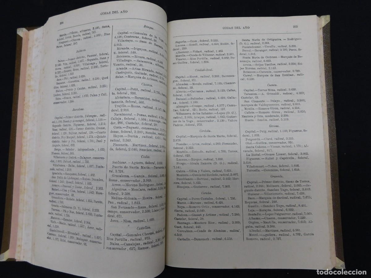 Libros antiguos: COSAS DEL A&Ntilde;O 1872 - CARLOS FRONTAURA - Foto 6