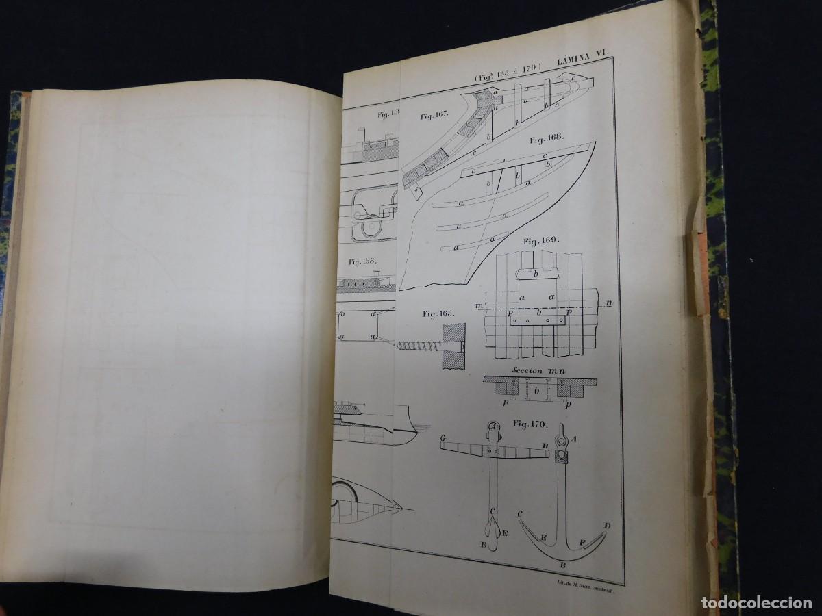 Libros antiguos: LECCIONES DE CONSTRUCCI&Oacute;N NAVAL - 1892 - Foto 17