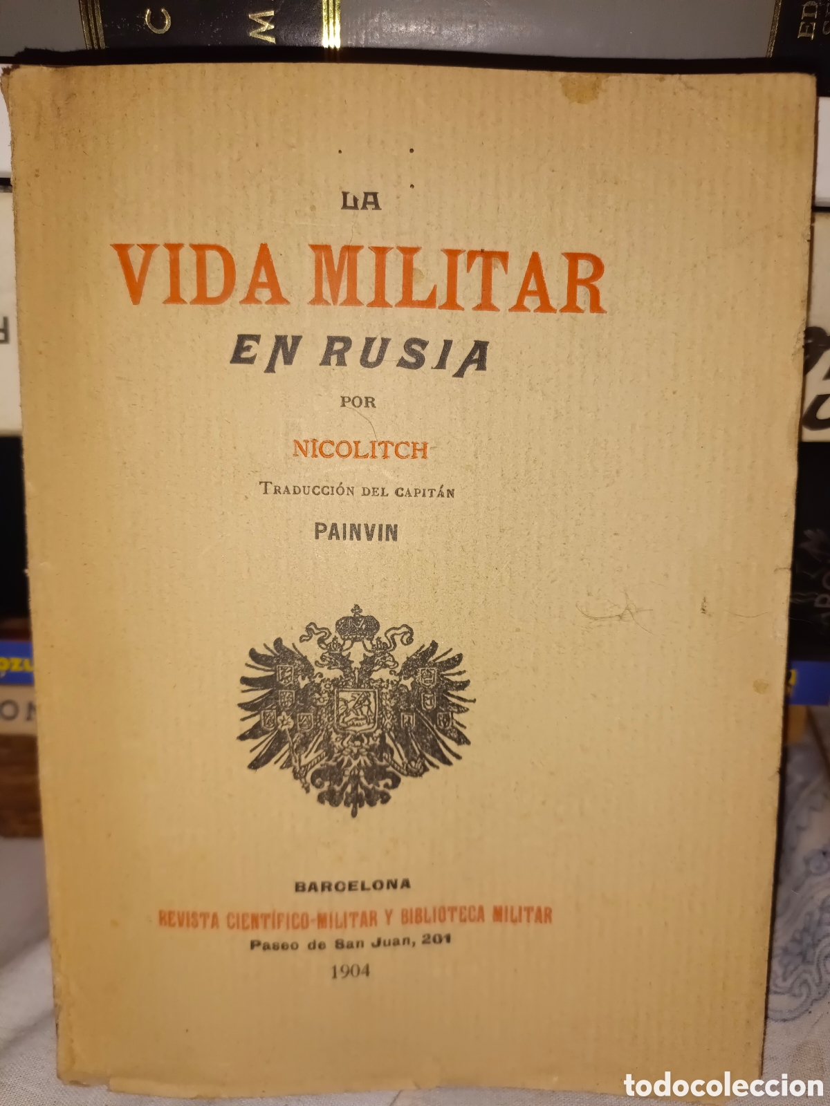 Libros antiguos: Vidal militar en Rusia A&ntilde;o 1904 - Foto 1