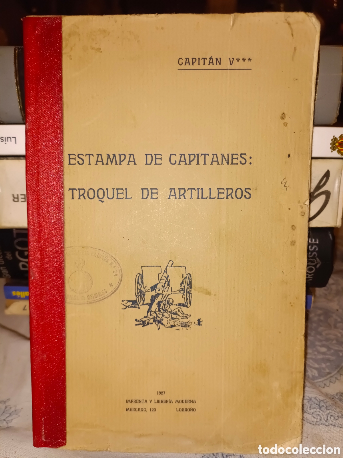 Libros antiguos: Estampas de Capitanes Troquel de Artilleros - Foto 1