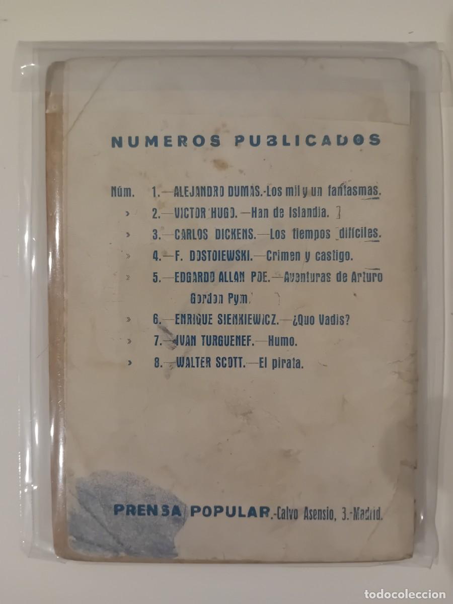 Libros antiguos: EL PIRATA. WALTER SCOTT. EL FOLLET&Iacute;N N&ordm; 8. - Foto 2