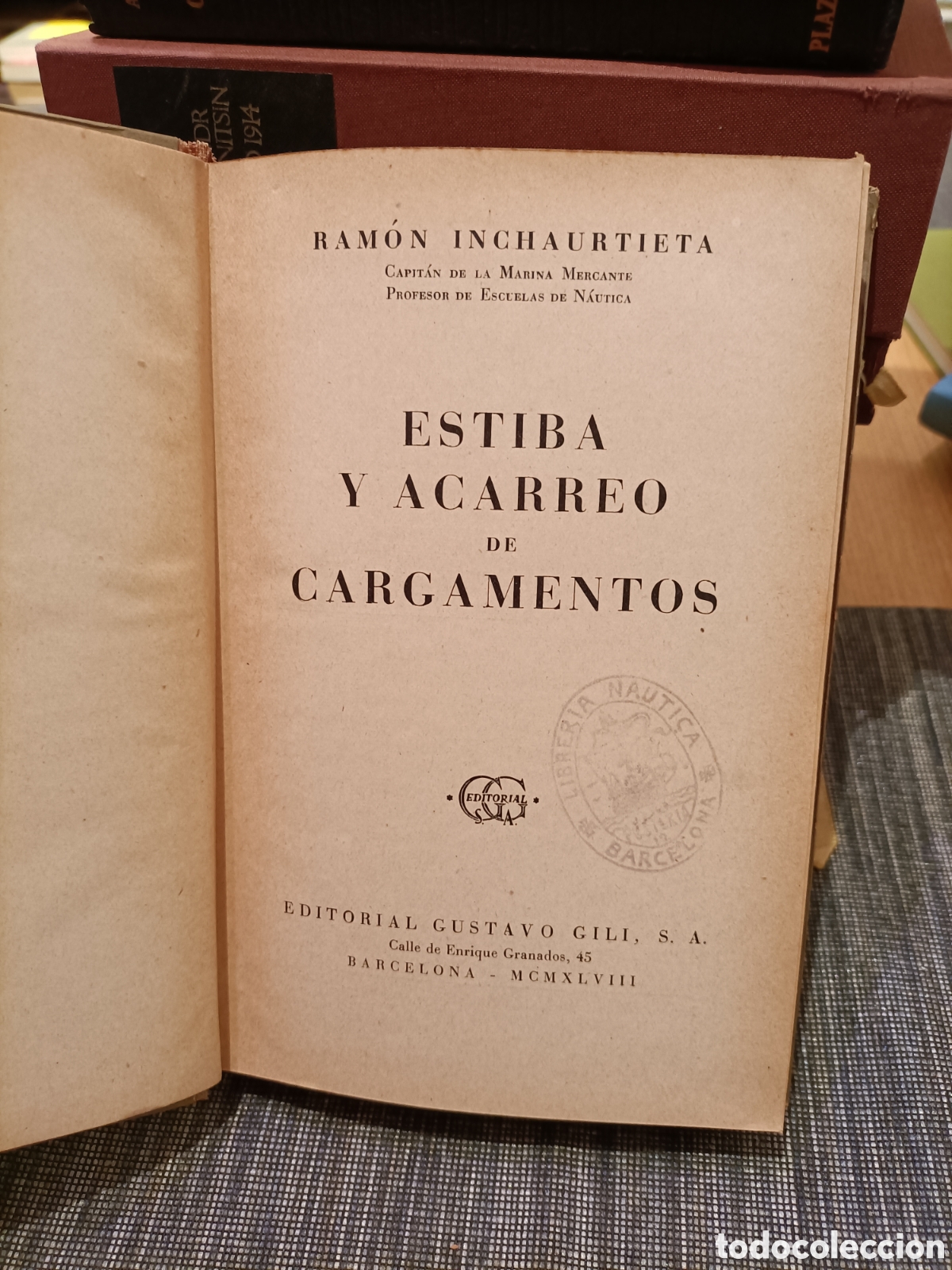 Libros antiguos: 2 Libros,1a&ntilde;o 1930,1a&ntilde;o 1948 - Foto 8
