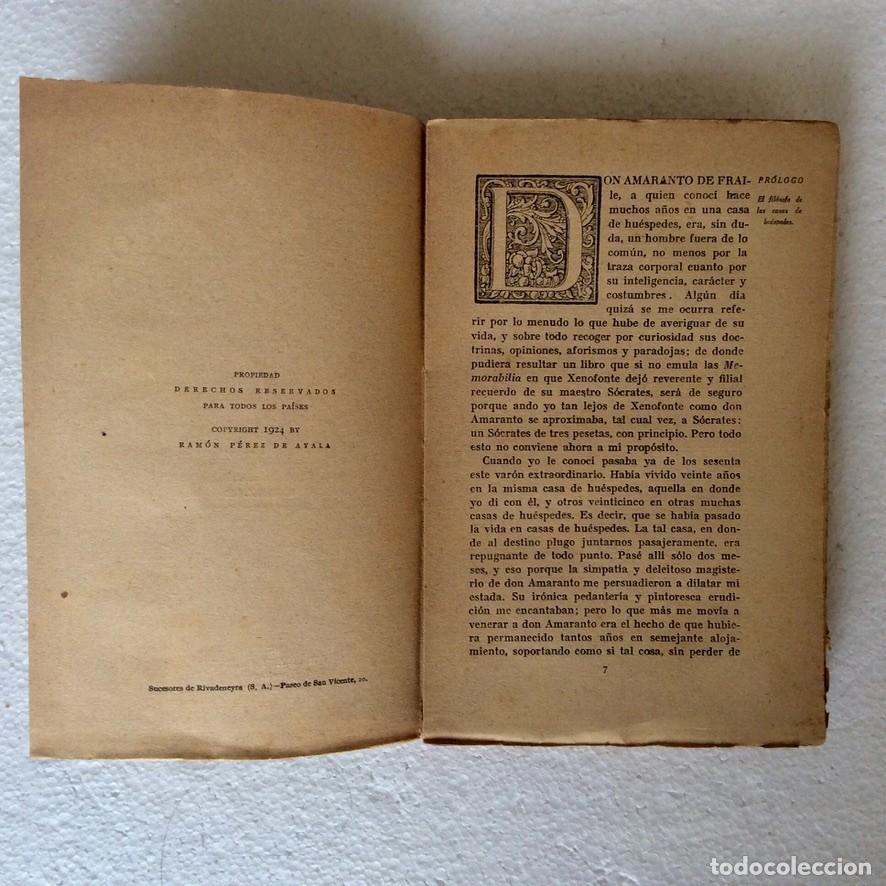 Libros antiguos: Belarmino y Apolonio, P&eacute;rez De Ayala. 1924 - Foto 4
