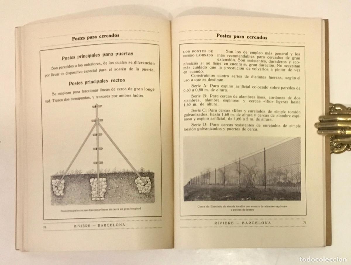 Libros antiguos: LA TEOR&Iacute;A Y LA PR&Aacute;CTICA DEL CERCADO. RIVI&Egrave;RE Y C&Iacute;A. - Foto 5