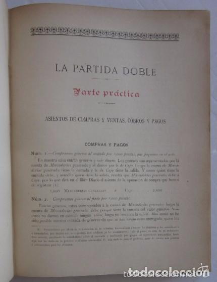 Libros antiguos: LA PARTIDA DOBLE - EMILIO OLIVER CASTA&Ntilde;ER - Foto 5