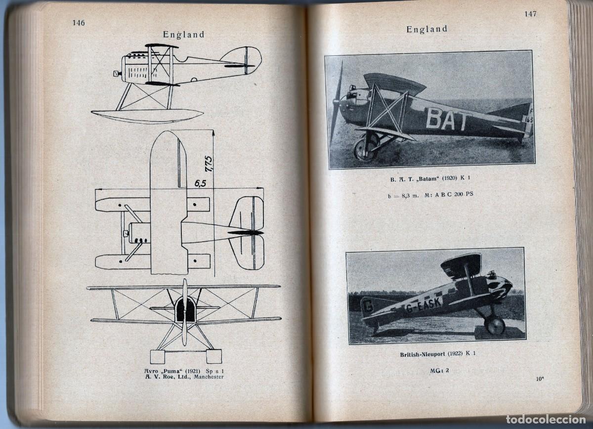 Libros antiguos: LIBRO DE BOLSILLO DE LAS FLOTAS A&Eacute;REAS. TASCHENBUCH DER LUFTFLOTTEN - Foto 2