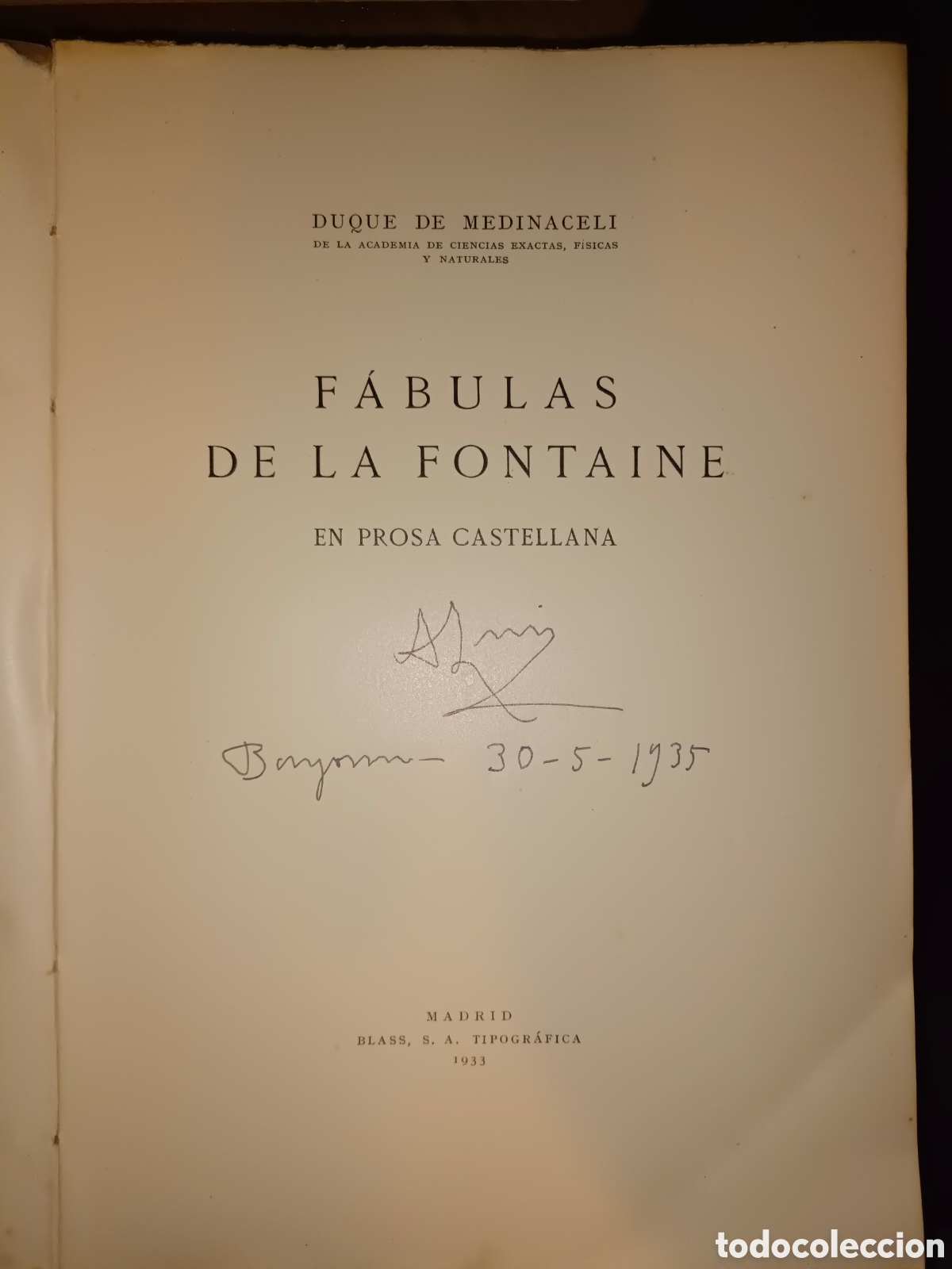 Libros antiguos: F&aacute;bulas de la Fontaine - Foto 4