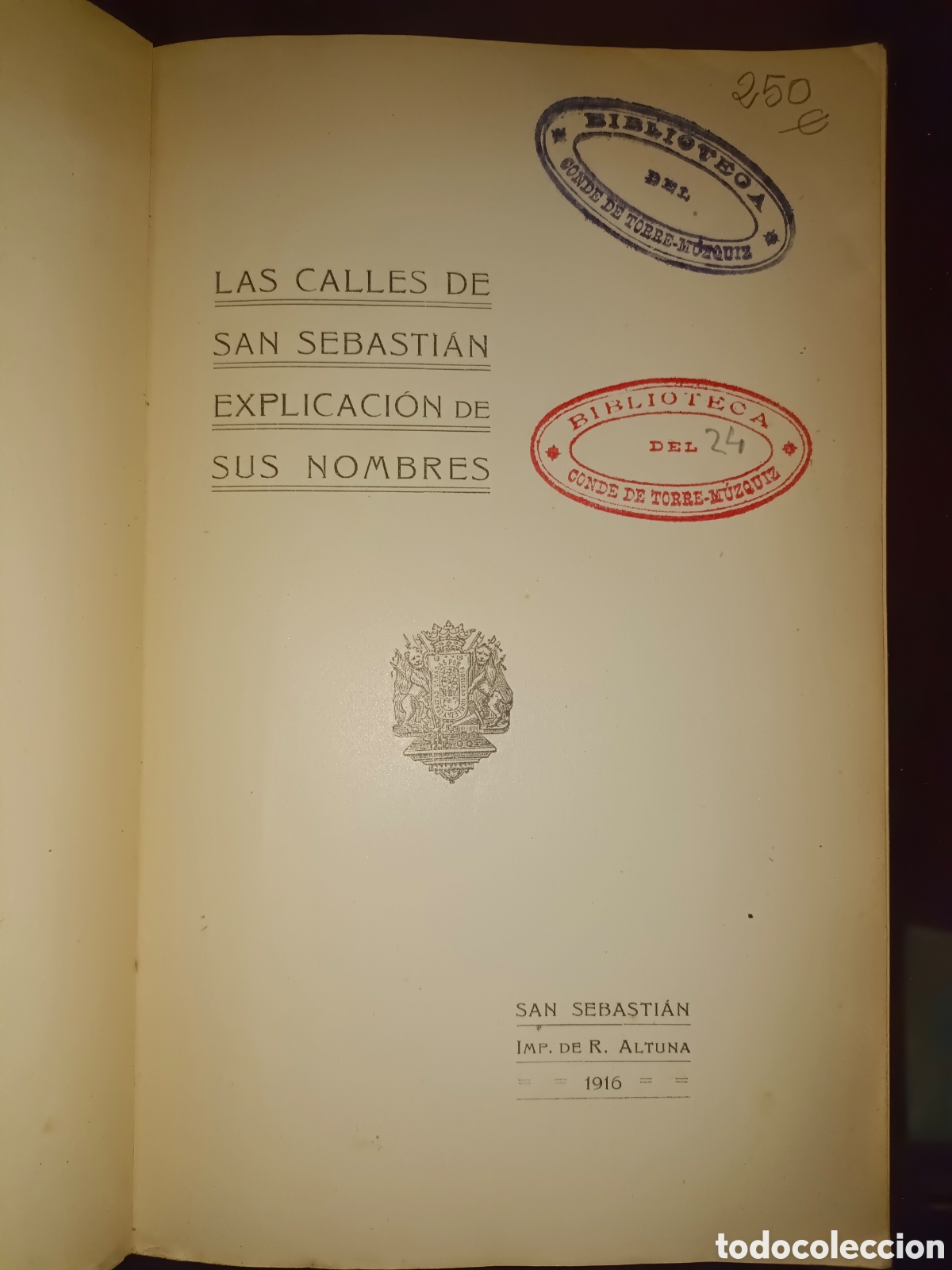 Libros antiguos: Las Calles de San Sebasti&aacute;n - Foto 3