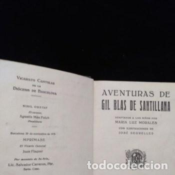 Libros antiguos: Aventuras de Gil Blas de Santillana de 1925 - Foto 1