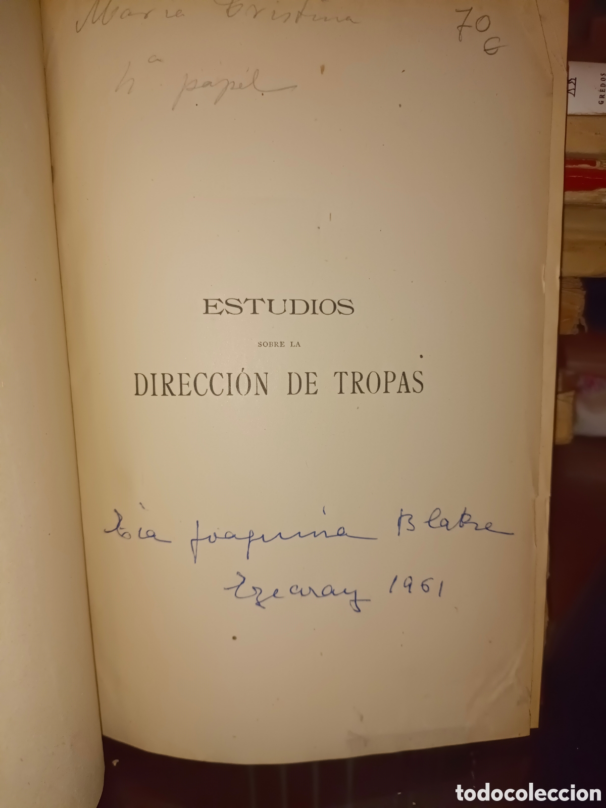 Libros antiguos: Estudios sobre la Direcci&oacute;n de Tropas - Foto 8