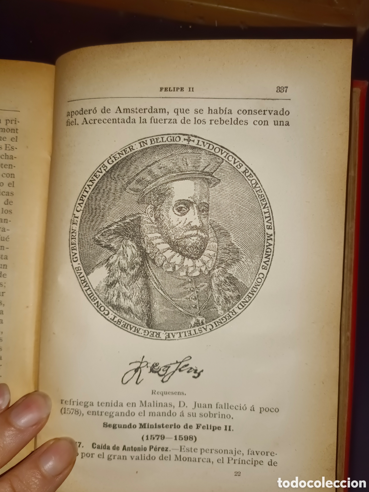 Libros antiguos: Prontuario de Historia de Espa&ntilde;a - Foto 2