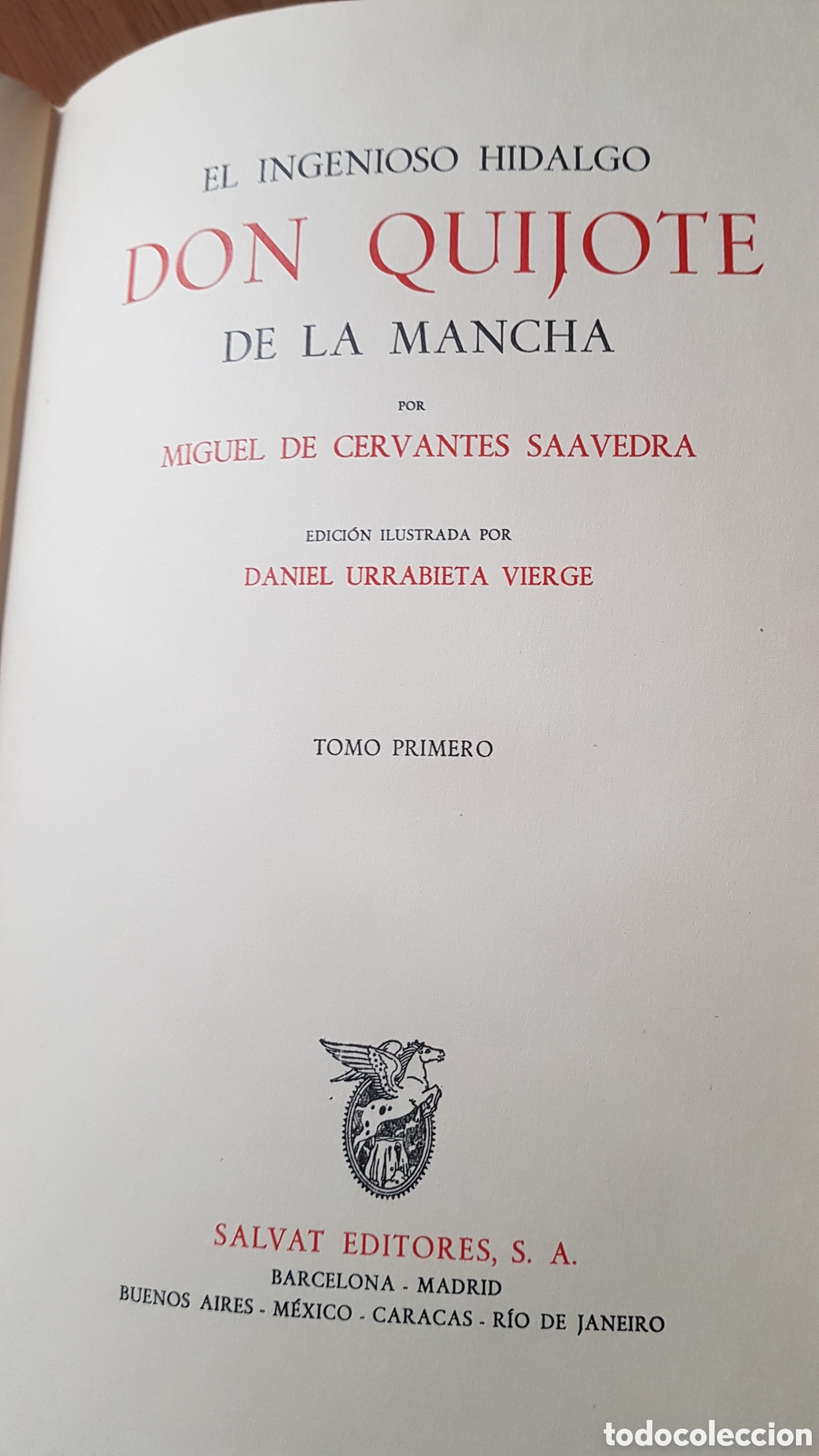 Libros antiguos: Don quijote de la mancha. Vierge - Foto 8